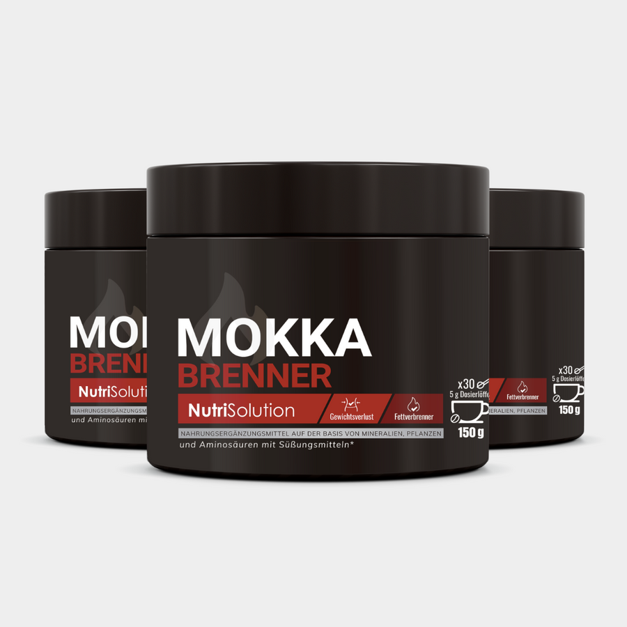 3 Packungen Mokka Brenner