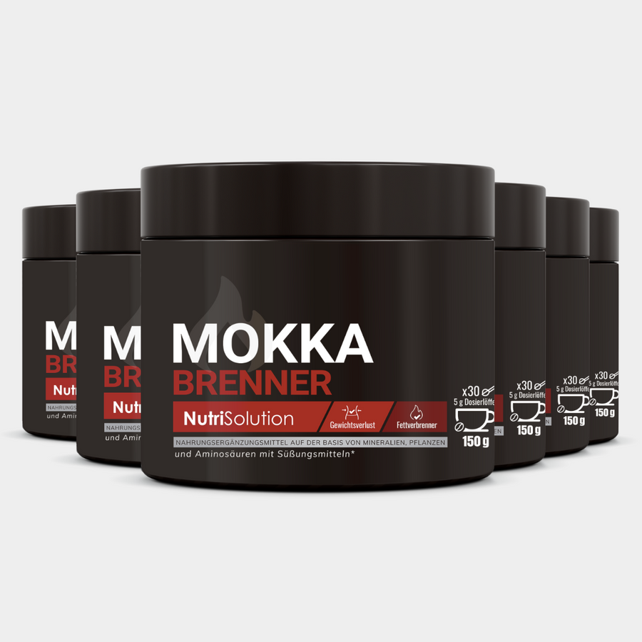 6 Packungen Mokka Brenner